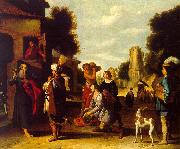  Lambert  Jacobsz The Prophet Elisha and Naaman France oil painting reproduction